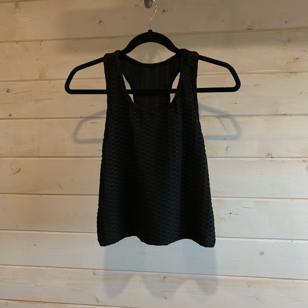 Black Cropped Top